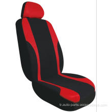 Uygun düz kumaş çifti kova koltuk kapağı (kırmızı)